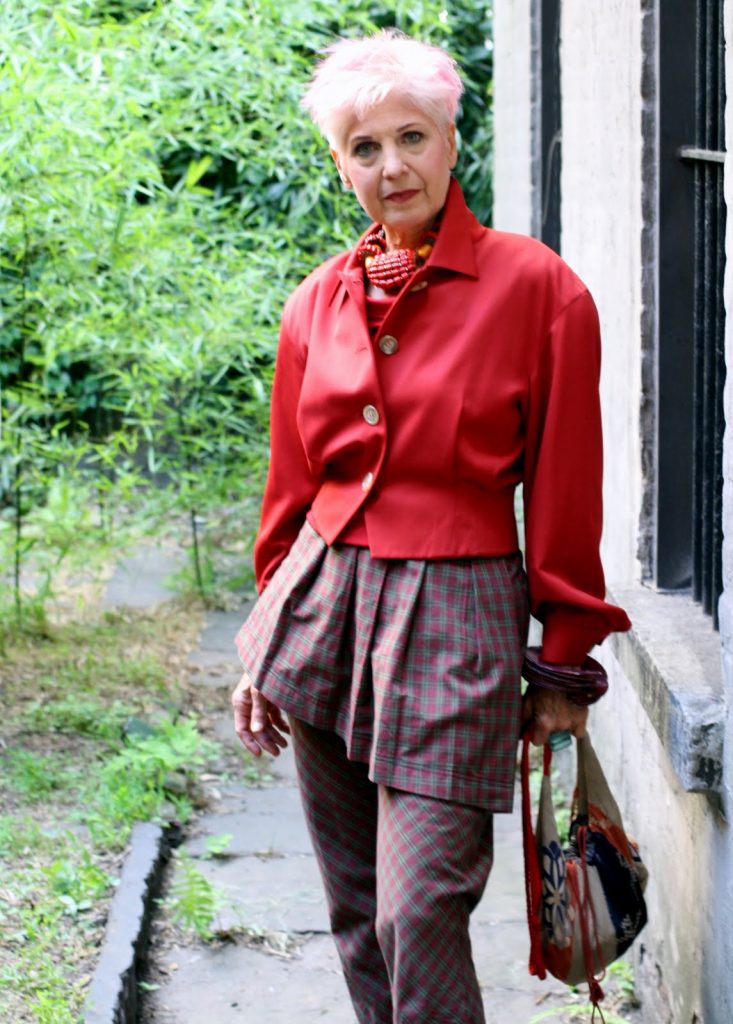 Debra in Red - Advanced Style